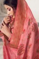 Dazzling Pink Satin and silk Palazzo Suits