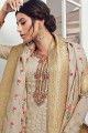 Pale grey Satin and silk Palazzo Suits
