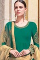Green Georgette Anarkali Suits