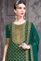 Pine green Georgette Sharara Suits