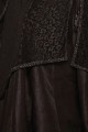 Dark brown Art silk Sharara Suits