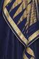 Royal blue Art silk Anarkali Suits