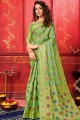 Magnificent Silk Saree in Green