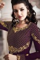 Contemporary Wine Georgette Palazzo Suits