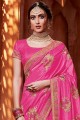 Gorgeous Silk saree in Pink