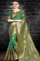 Lovely Green Art silk saree