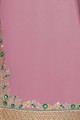 Dusty pink Georgette Churidar Suit