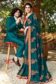Alluring Blue Art silk saree