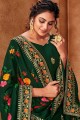 Green Georgette Palazzo Suit