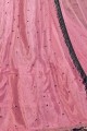 Dazzling Pink Net Lehenga Choli