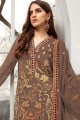 Light brown Georgette Palazzo Suit