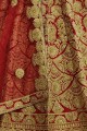 Splendid Red Art silk Lehenga Choli
