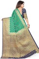 Dashing Sea green Art silk saree