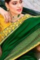 Fascinating Silk Saree in Green