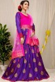 Weaving Gown Dress in Multicolor Silk