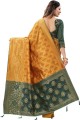 Silk Saree in Weaving Yellow