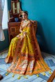 Yellow Saree Silk Zari with Blouse