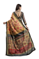 Saree in Silk Multicolor with Digital print