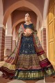 Multicolor Silk Wedding Lehenga Choli with Digital print