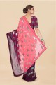 Sequins Georgette Multicolor Party Wear Saree with Blouse