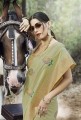 Charming Sea green Silk saree