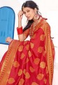 Red color Dolla Silk South Indian Saree