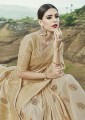 Lovely Beige Silk saree