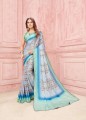 Classy Blue Art silk saree