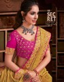 Lovely Yellow color Jacquard Silk saree