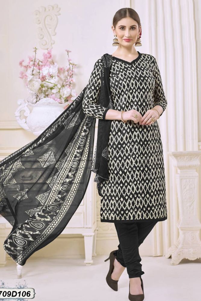 Poly cotton churidar sales