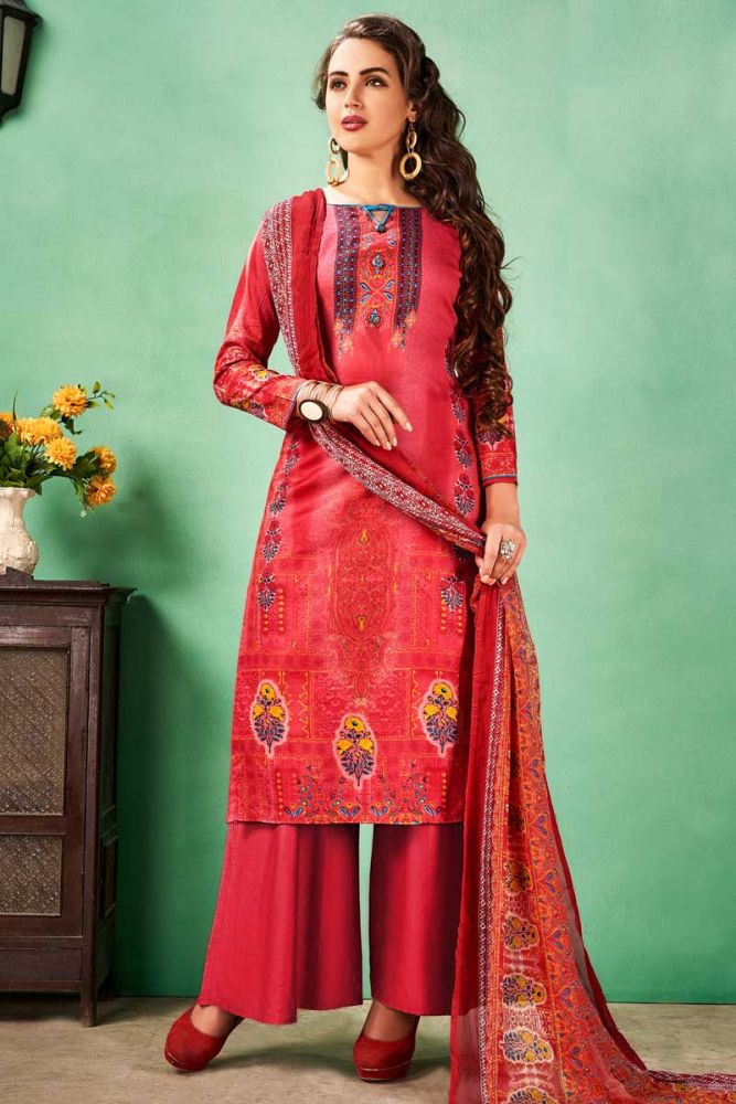 Red churidar top new arrivals