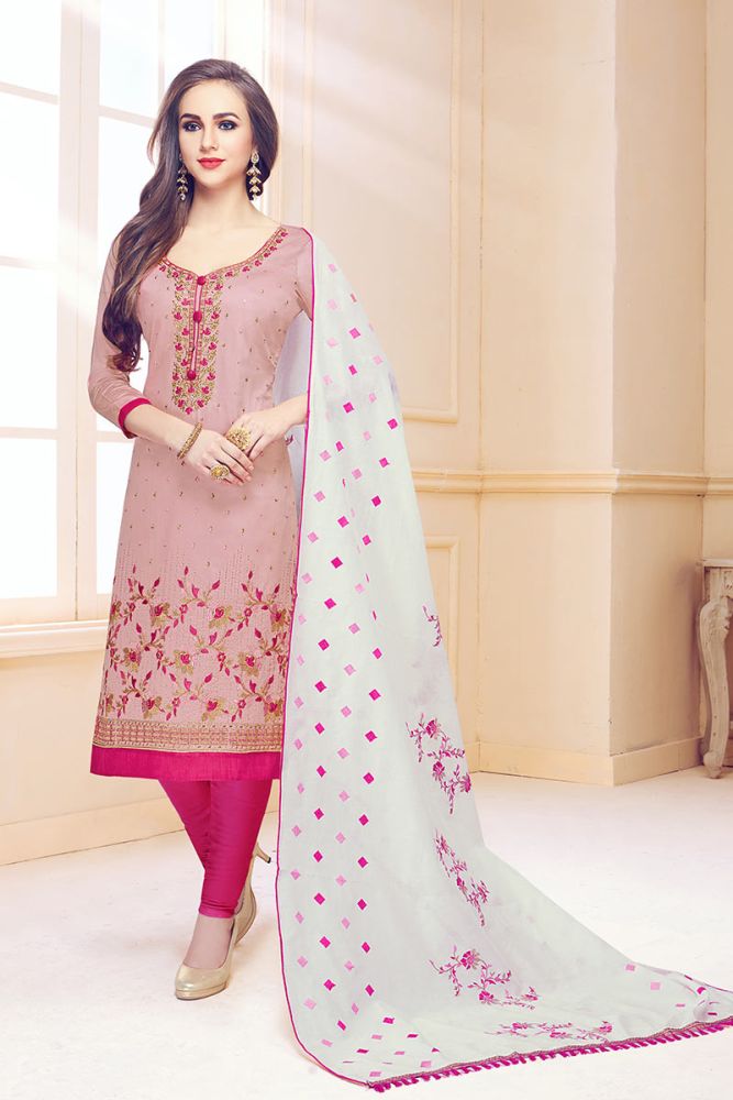 Pastel colour churidar hotsell