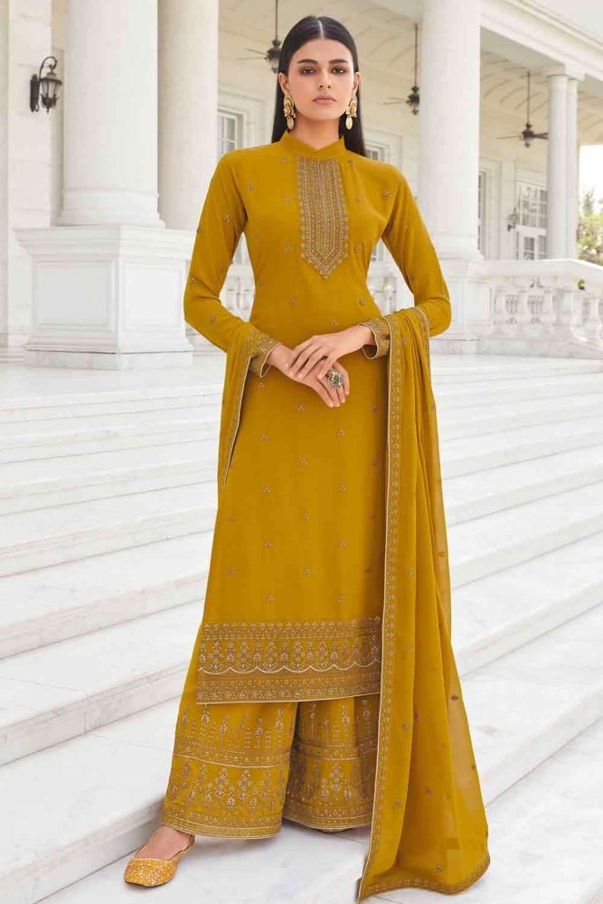 Golden palazzo suit hotsell