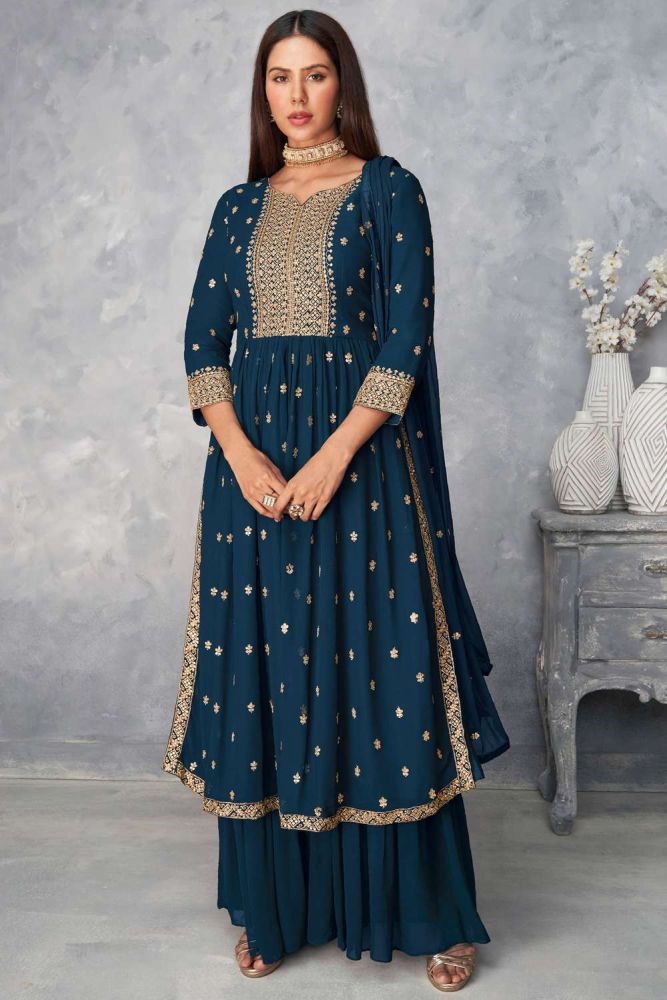 Salwar palazzo designs on sale