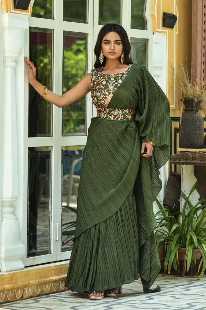 Party saree dress store