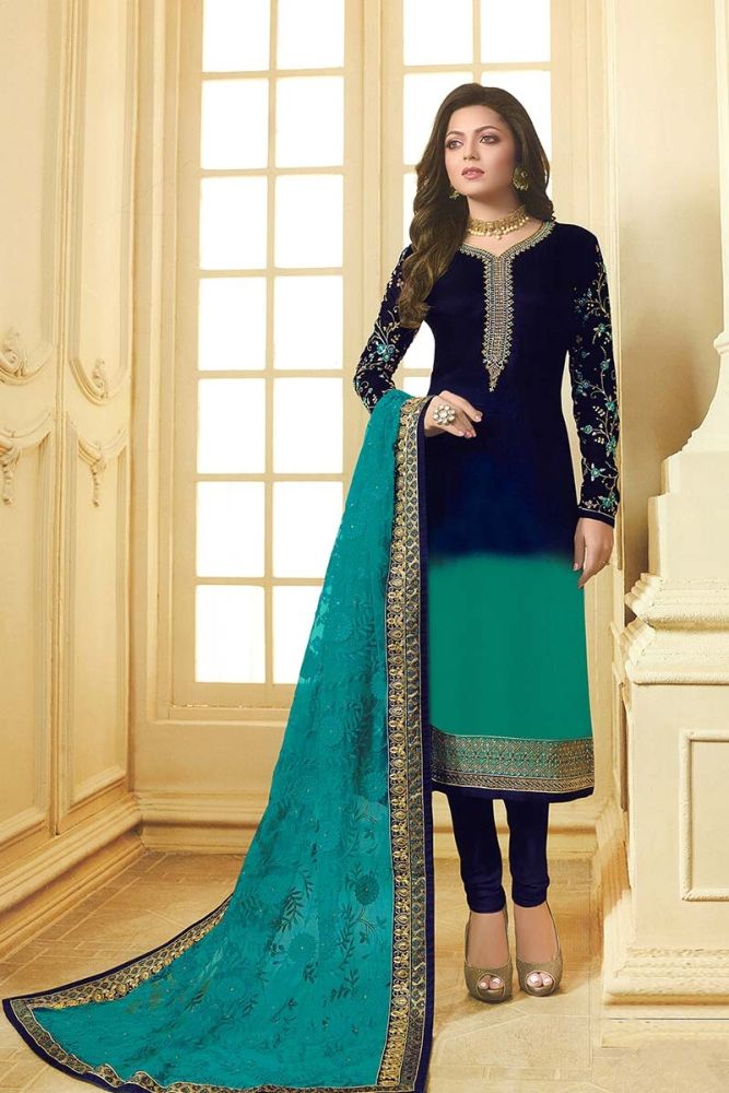Satin churidar discount