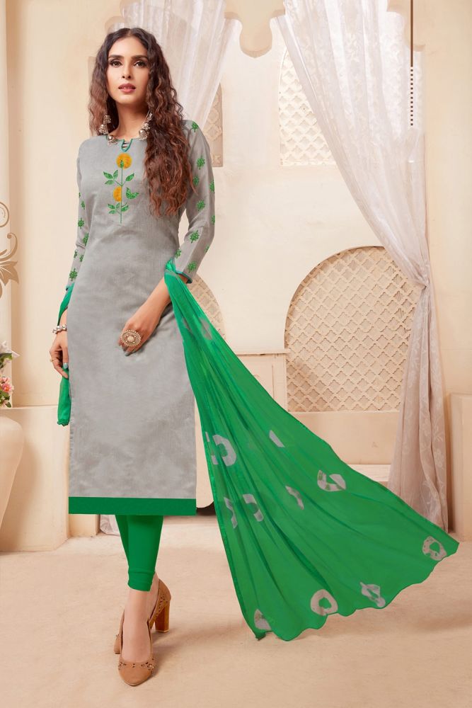 Buy sky Blue Art Silk Churidar Suits with Dupatta Online CS4709 Shopkund