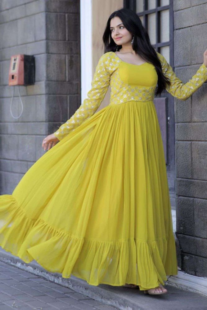 Yellow gaun outlet