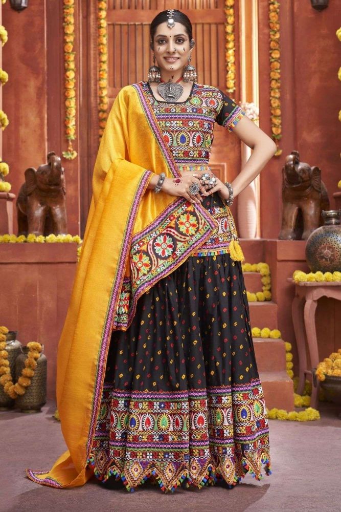 Navratri chaniya choli dupatta style new arrivals