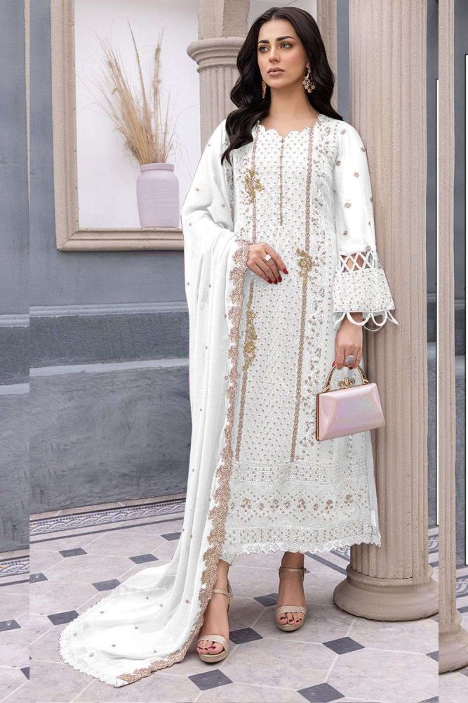 White pakistani suit outlet