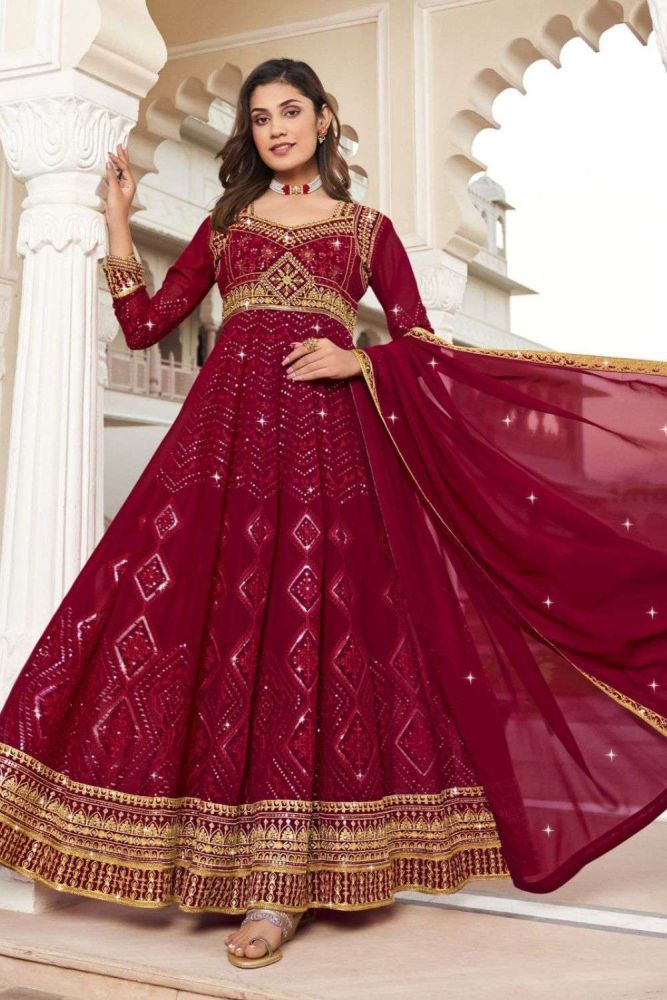 Cheap anarkali suits buy online clearance